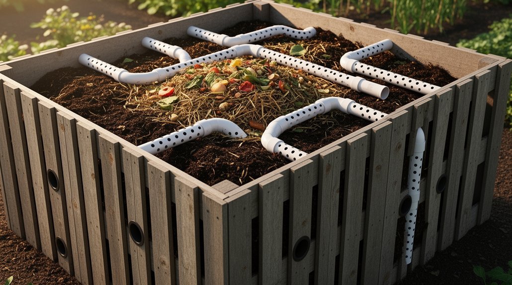 forced air aeration boosts composting speed