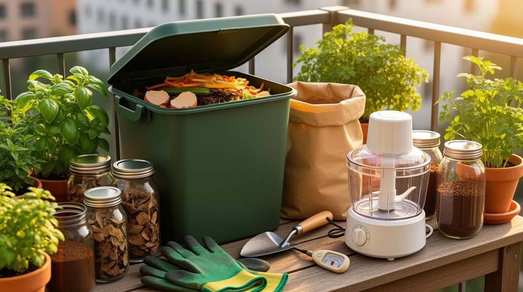 four word summary balcony composting essentials toolkit