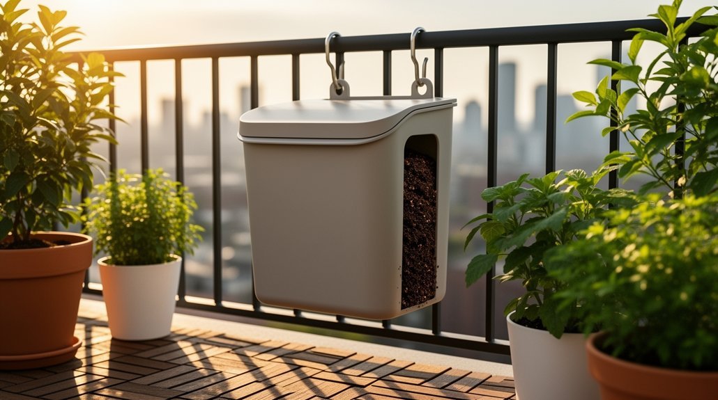 hanging balcony composting benefits
