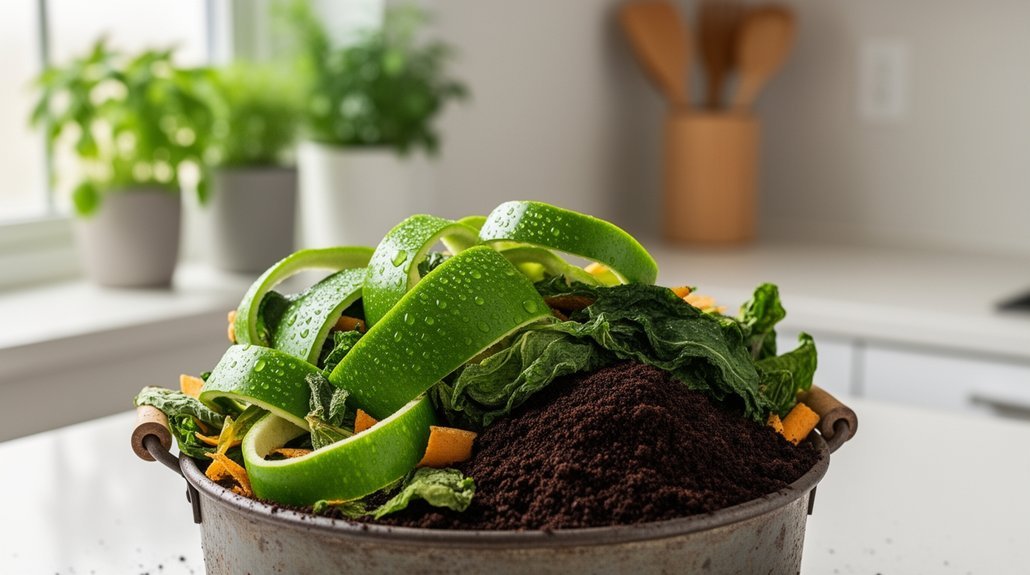 high nitrogen kitchen scraps composting