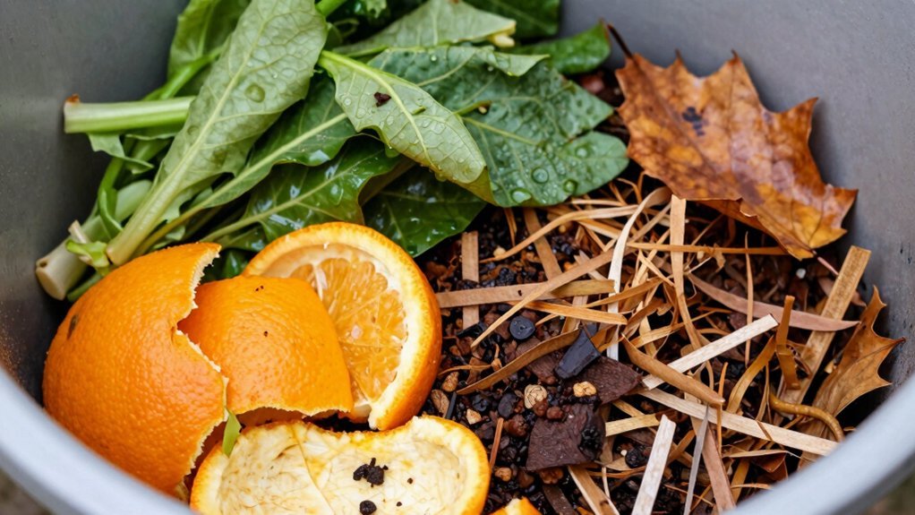 higher brown ratio for wet scraps