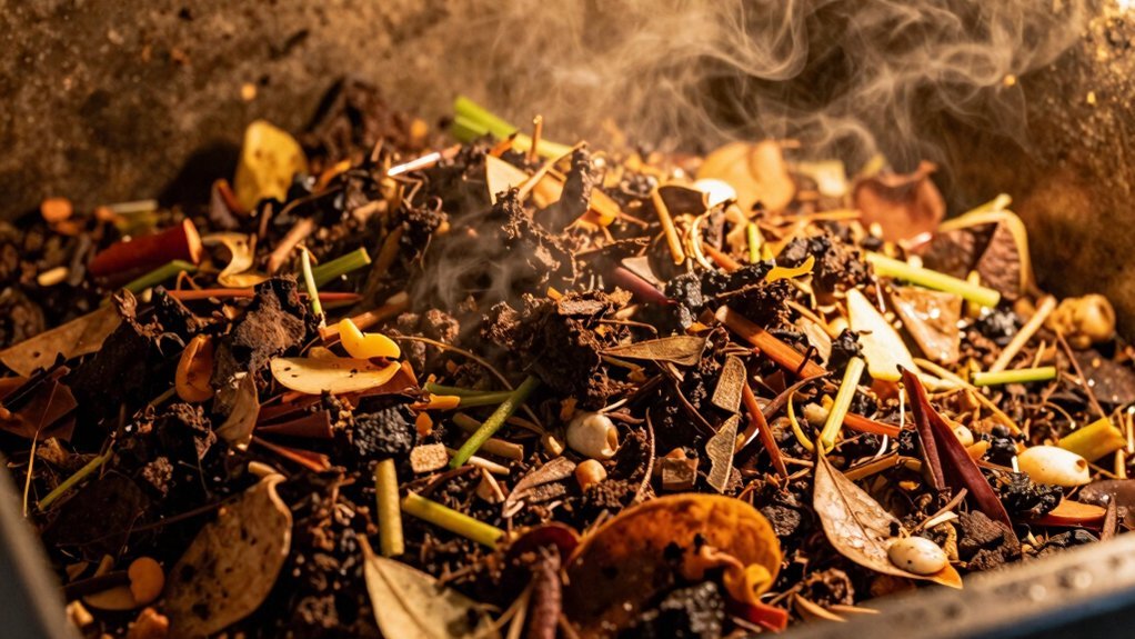 hot compost pile thermophilic heat