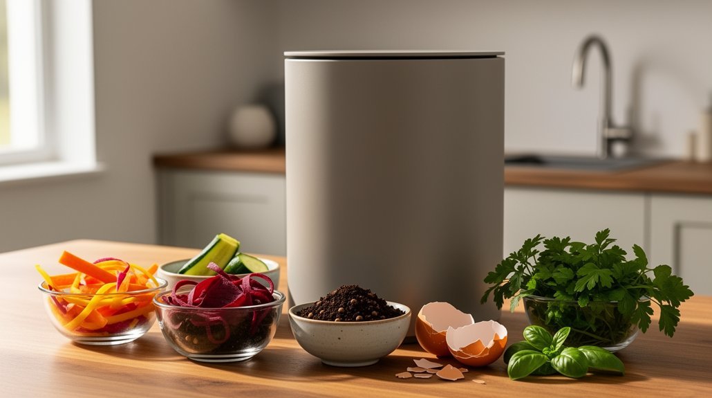 indoor composting compact materials for spaces