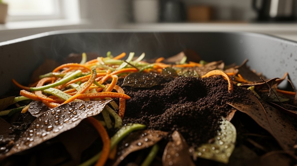 indoor composting moisture level sweetness