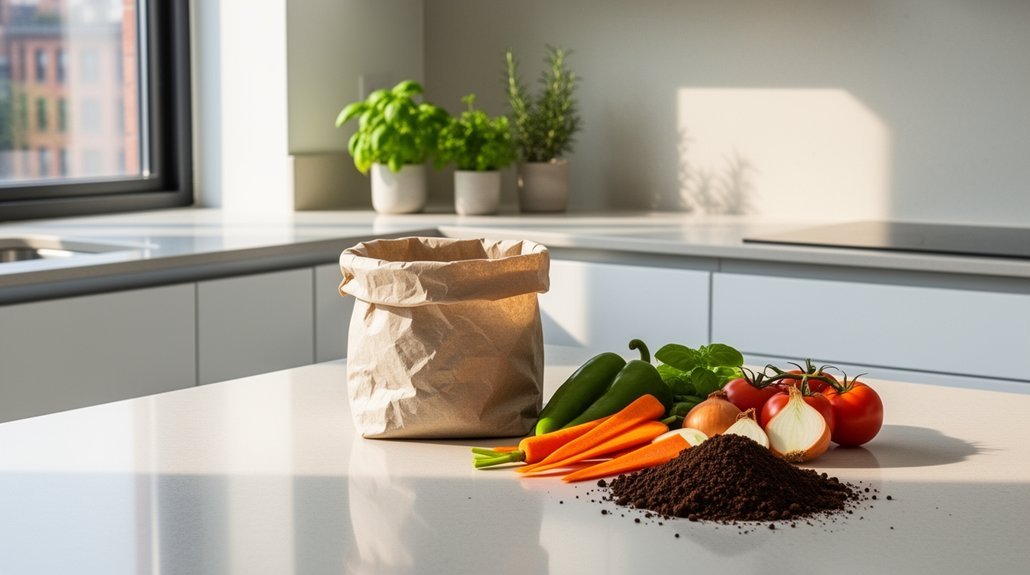 microbial oxygen driven apartment composting