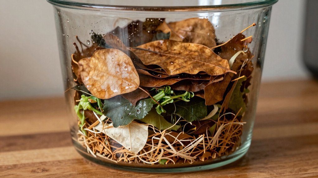 moisten browns lightly for microbial boost