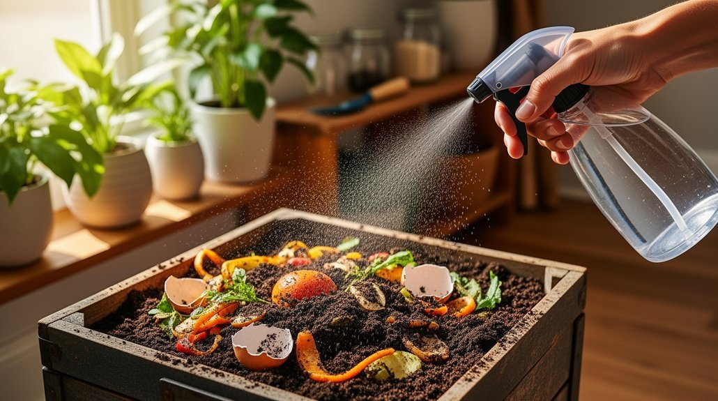 Add Moisture To Your Apartment Compost: Quick Fix
