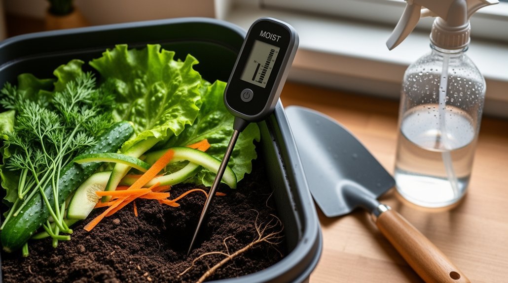moisture control for composting