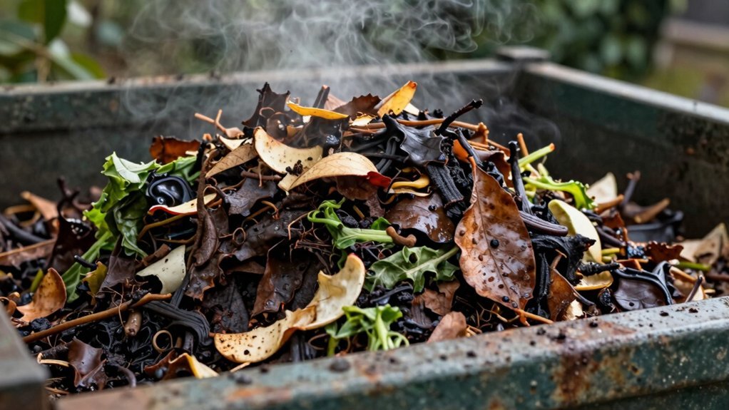 oxygen loss causes anaerobic stink