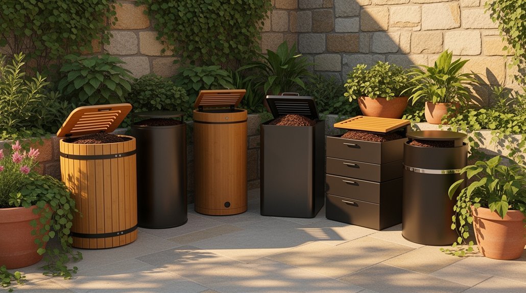 10 Hidden Composting Bins Perfect for Patios