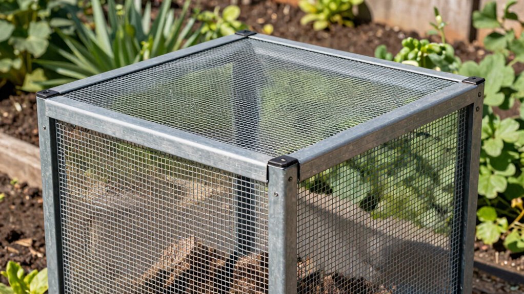rodent proof closed compost tumbler