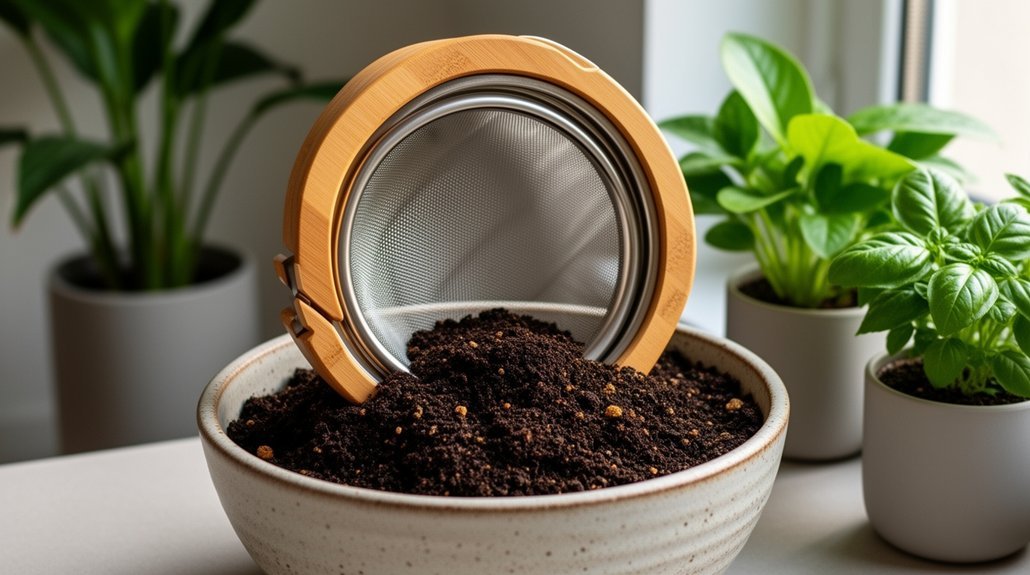 screened compost for container nutrition