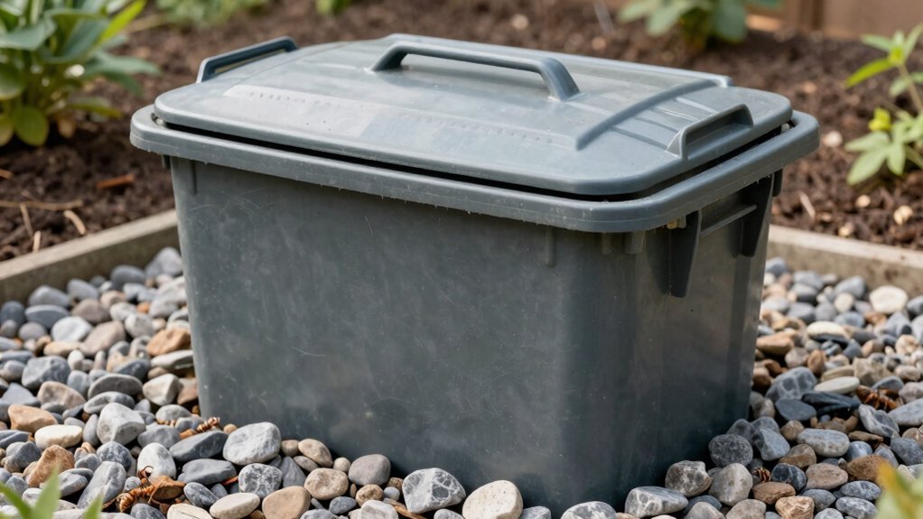 seal elevate gravel barrier