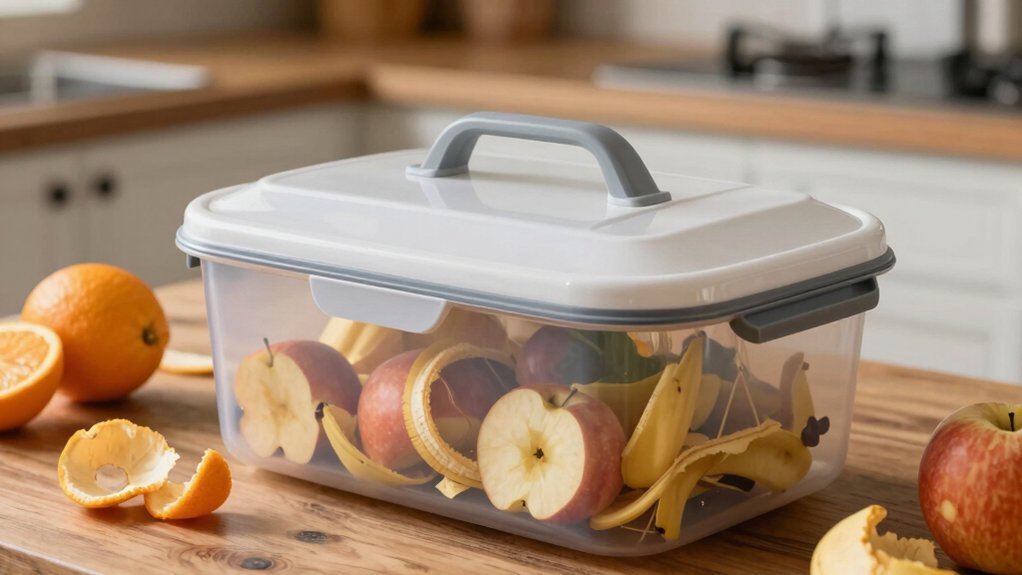 sealed container blocks fruit flies
