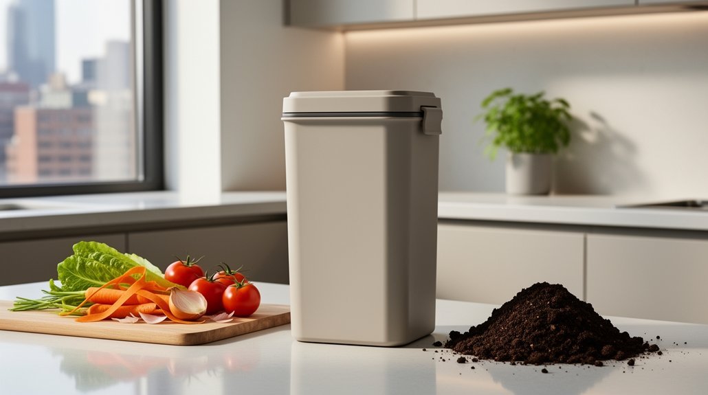 sealed containers solve apartment composting