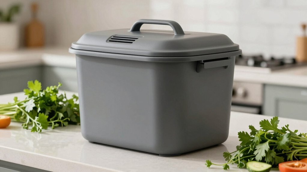 sealed odor free roach free composting