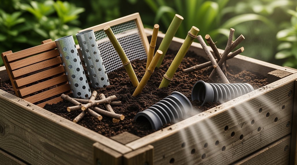 seven fresh methods to ventilate compost