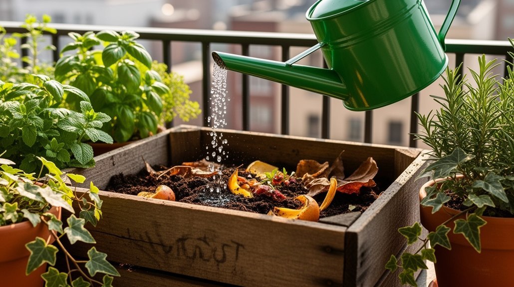 small watering can for precise moisture