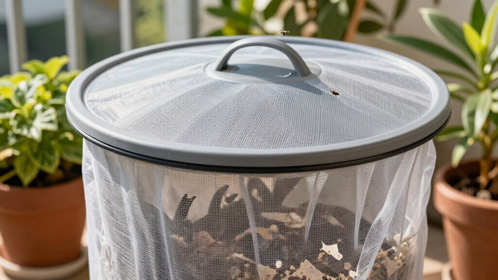 snug lid with breathable mesh