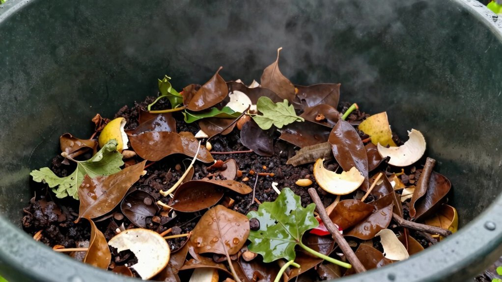 stop adding let compost settle