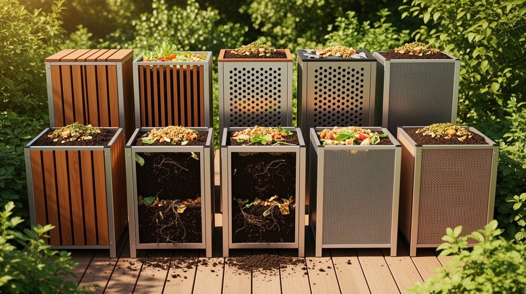ten compost bin designs with natural airflow