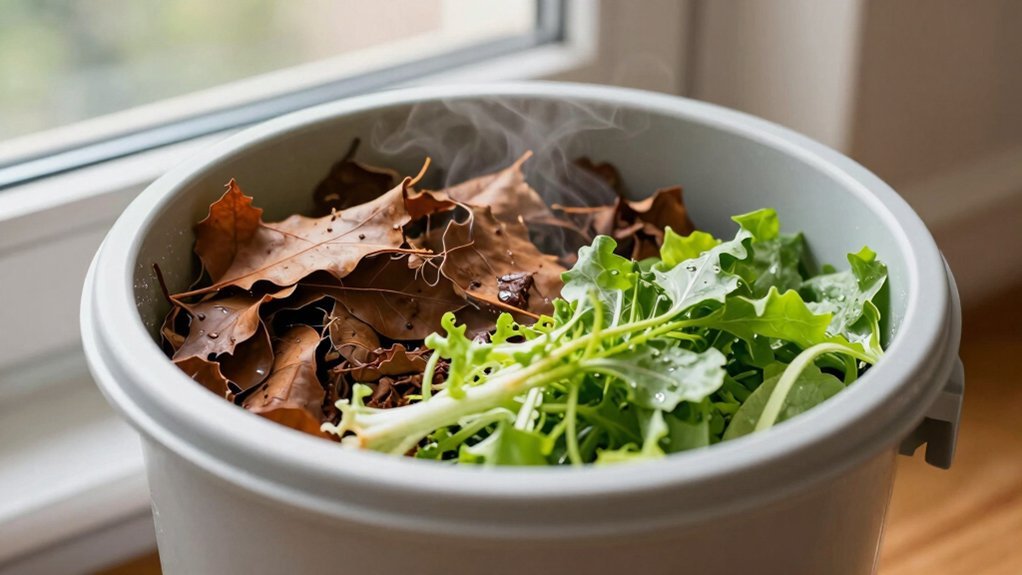 too green vs too brown odors