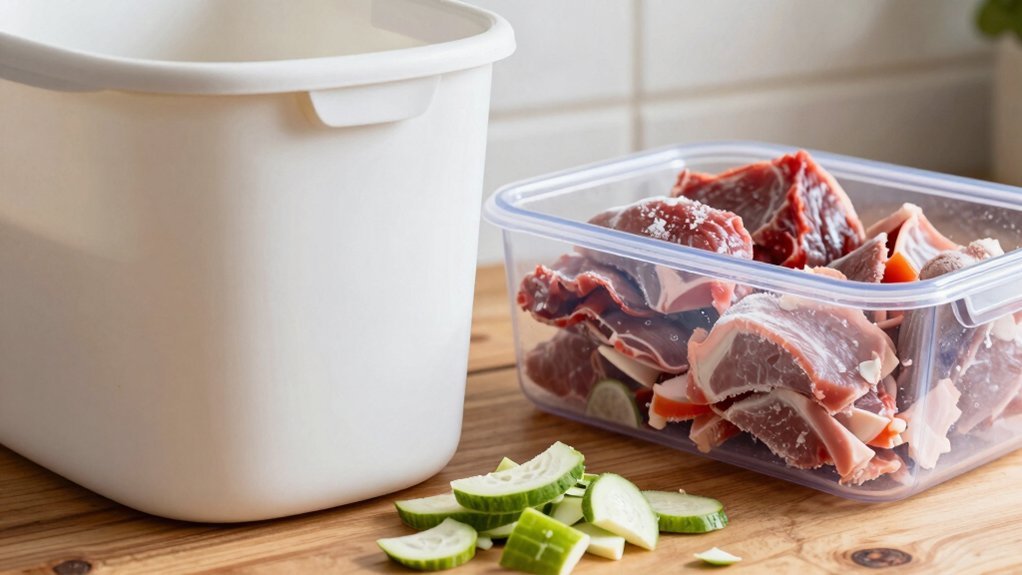 trim scraps freeze meat promptly