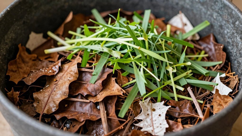 two to one brown to green ratio