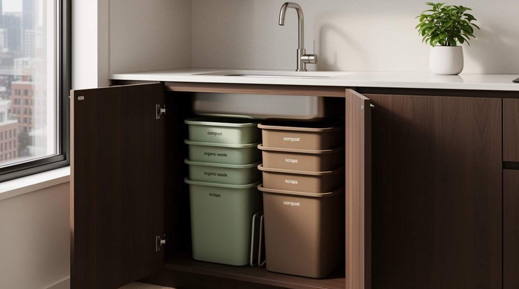 under sink closet corner placements