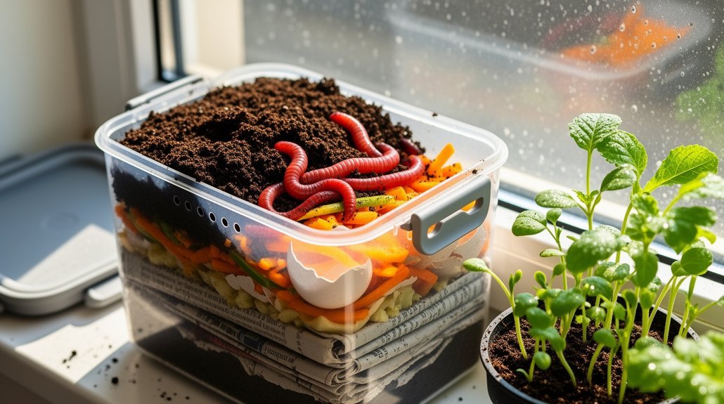 vermicomposting faster odorless indoor composting