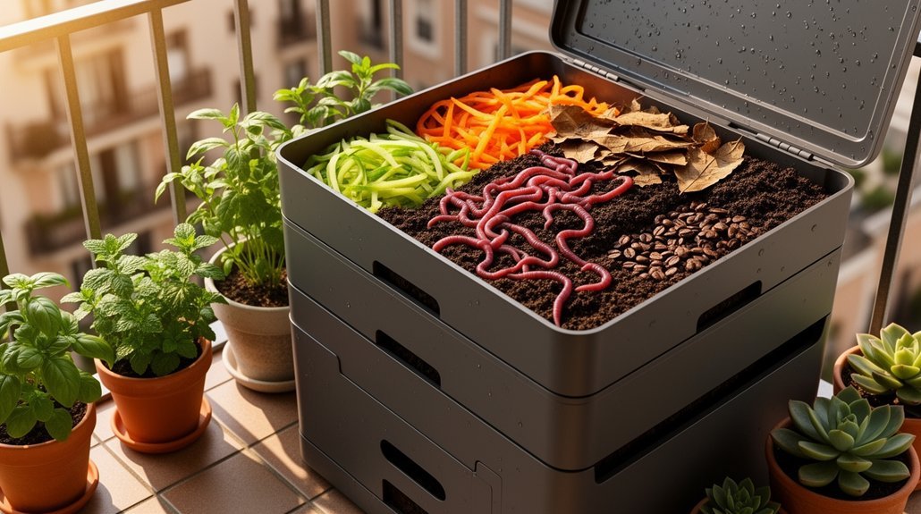 vermicomposting with red wigglers