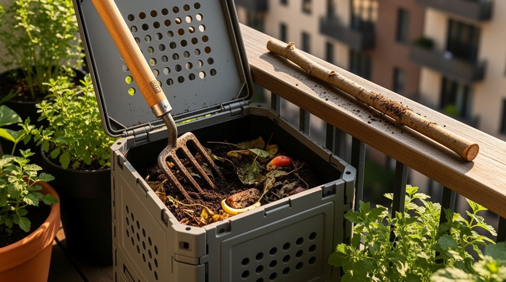 weekly balcony compost aeration methods comparison